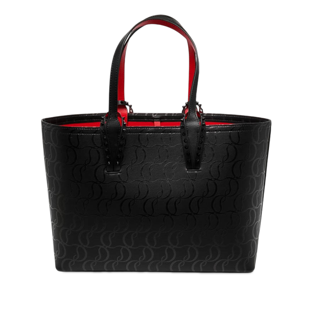 Pre-Loved Christian Louboutin Large Calfskin Monogram Cabata Tote